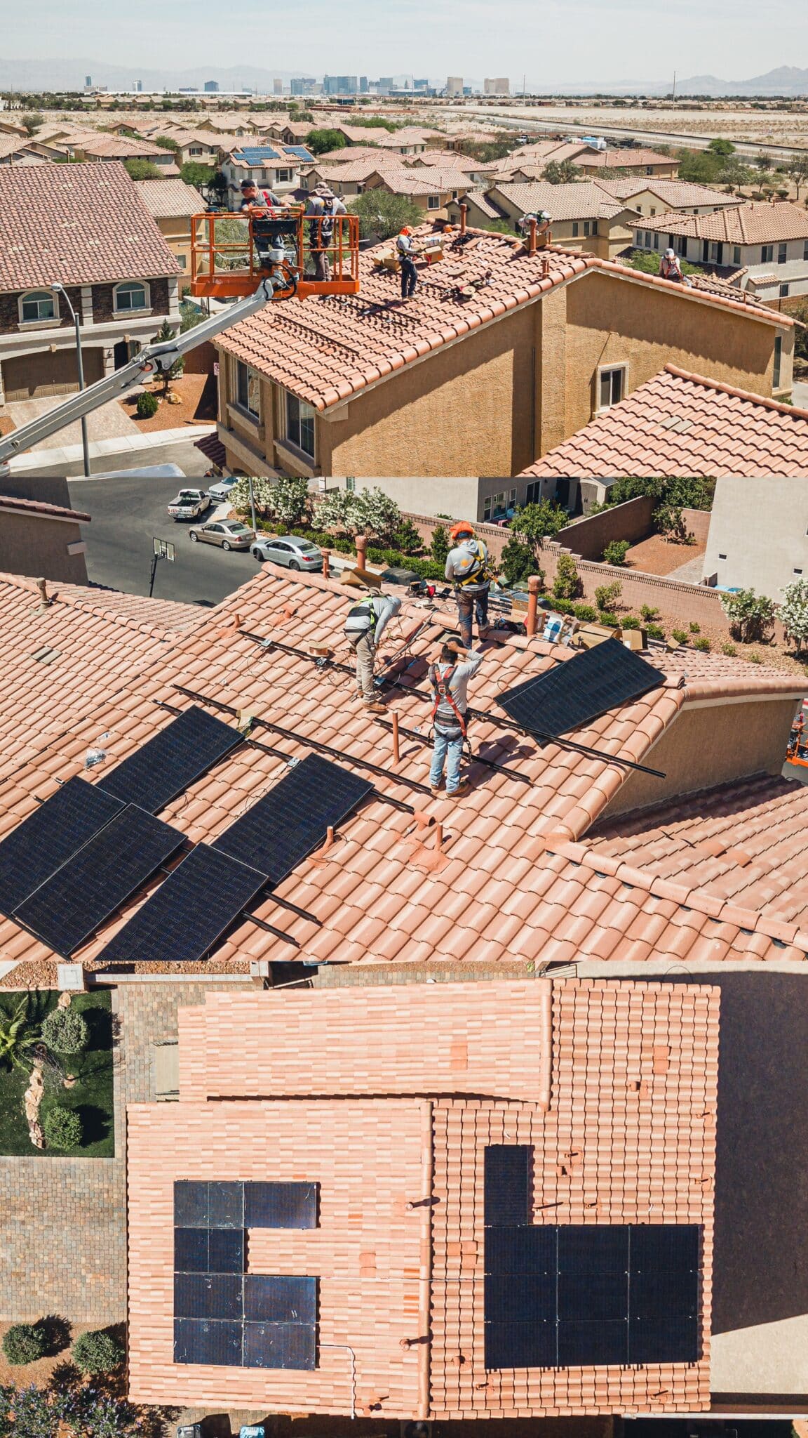 solar installation in progress